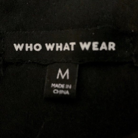 Who What Wear Dress, Size M, Black & Silver - Picture 3 of 4